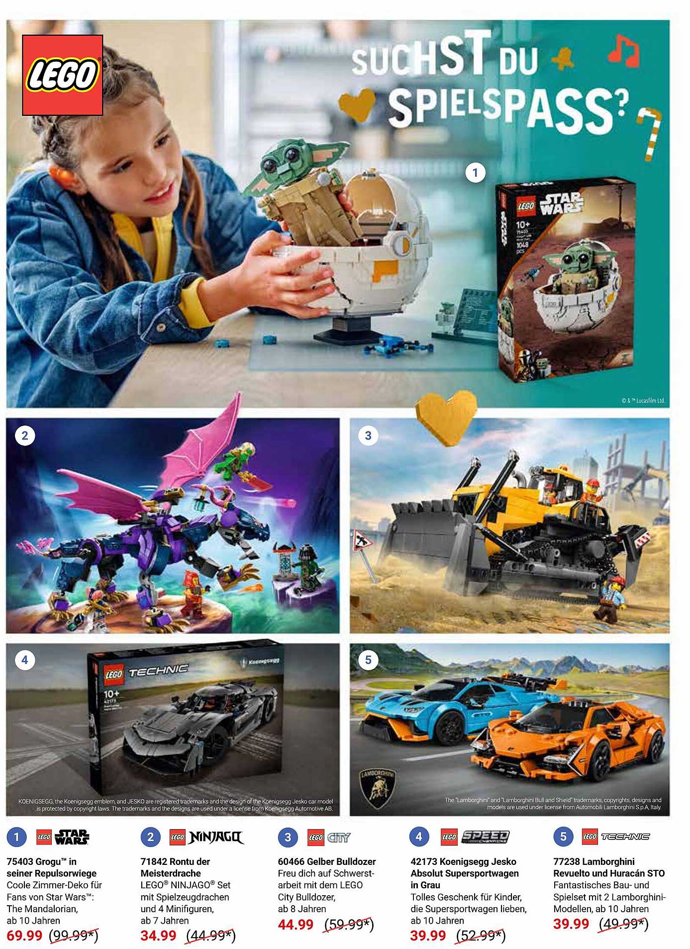 LEGO Star Wars Grogu in seiner Replosivwelle