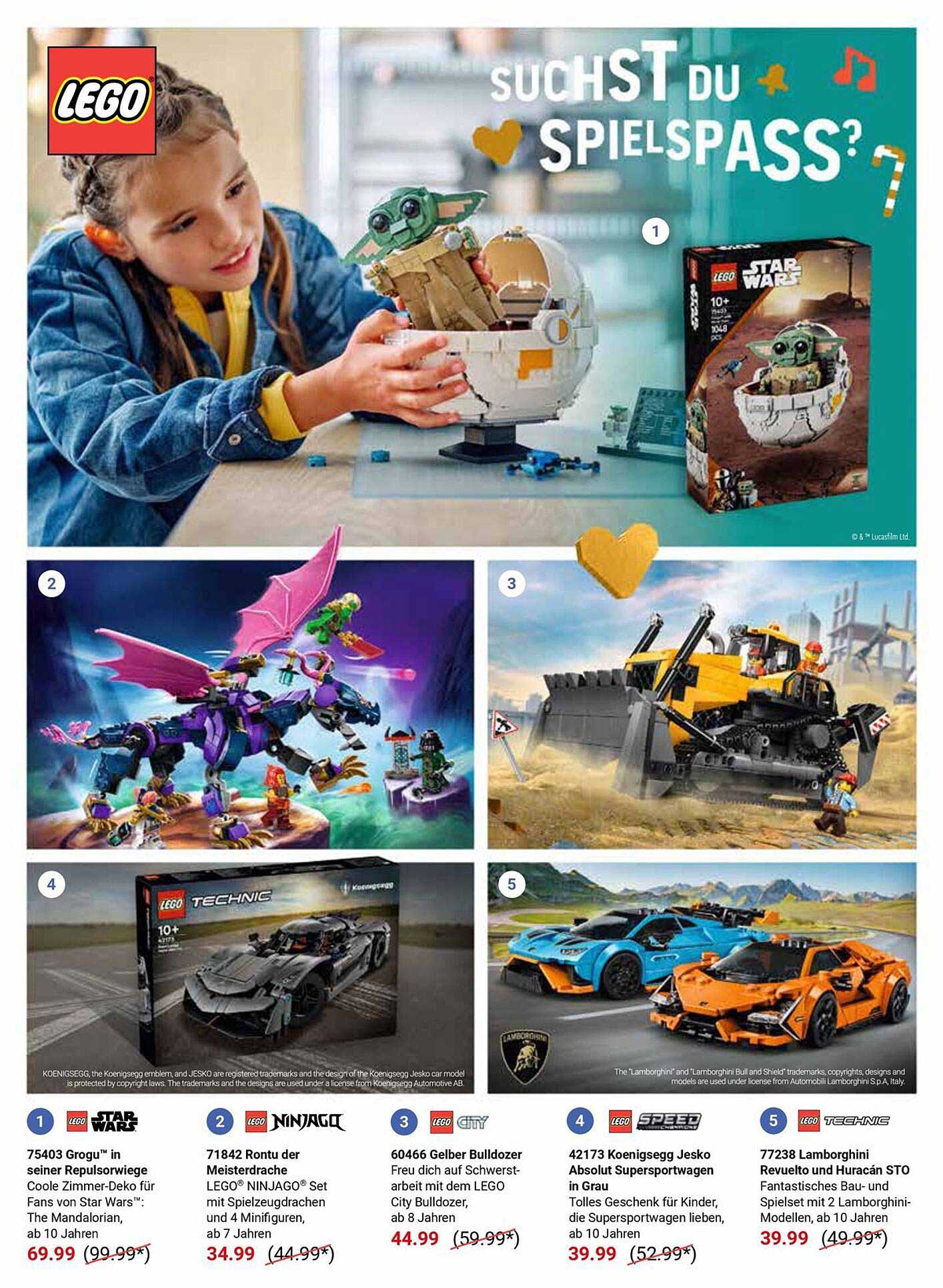 LEGO Star Wars Grogus™ in seiner Repulsorwiege