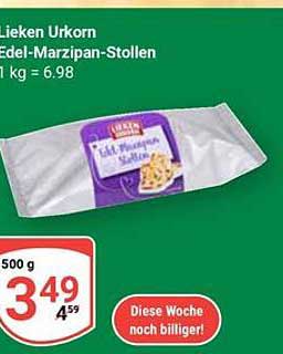 Lieken Urkorn Edel-Marzipan-Stollen