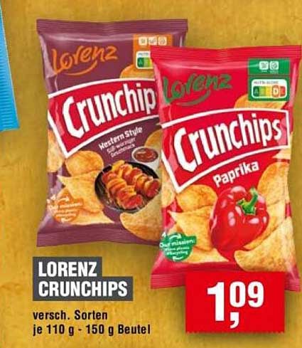 LORDEZ CRUNCHIPS – verschiedene Sorten