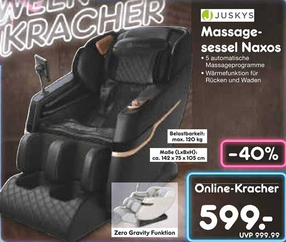 Massagesessel Naxos mit 40% Rabatt