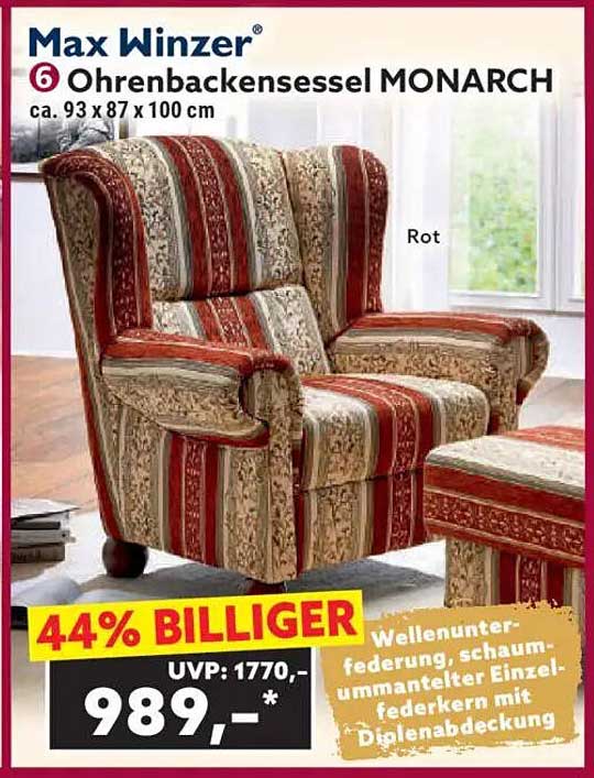 Max Winzer Ohrenbackensessel MONARCH