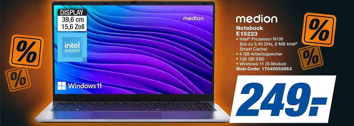 medion Notebook E15223