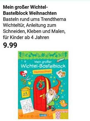 Mein großer Wichtel-Bastelblock Weihnachten