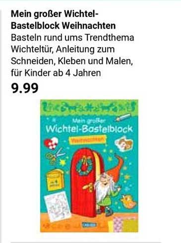 Mein großer Wichtel-Bastelblock Weihnachten