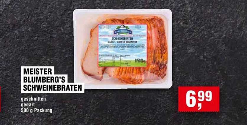 MEISTER BLUMBERG'S SCHWEINEBRATEN 500 g Packung
