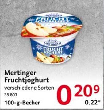 Mertinger Fruchtjoghurt verschiedene Sorten