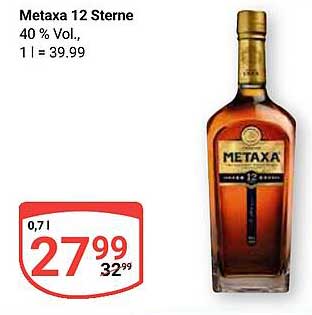 Metaxa 12 Sterne 0,7l