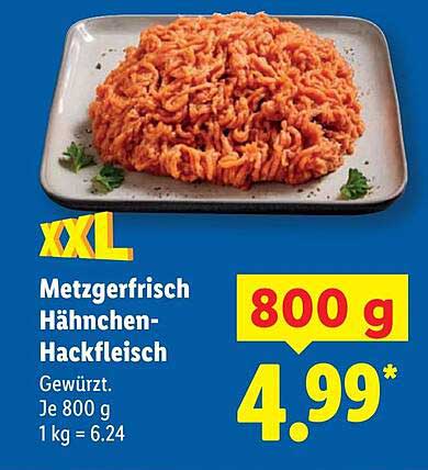 Metzgerfrisch Hähnchen-Hackfleisch, 800 g
