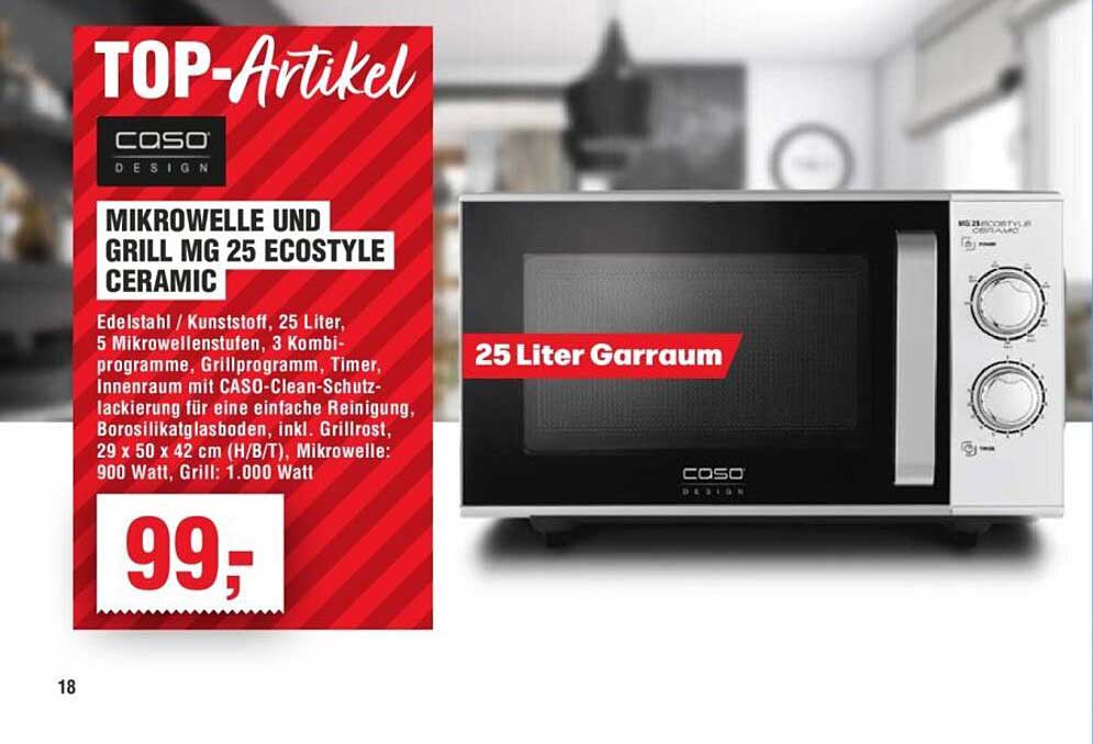 Mikrowelle und Grill MG 25 Ecostyle Ceramic