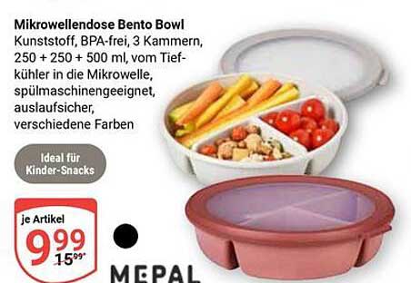 Mikrowellendose Bento Bowl