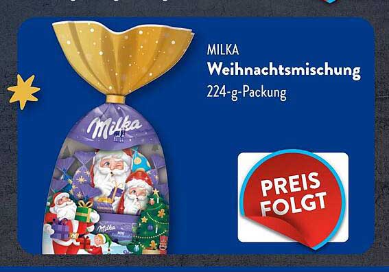 Milka Weihnachtsmischung 224-g-Packung