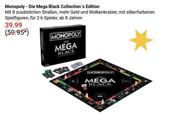Monopoly - Die Mega Black Collection's Edition