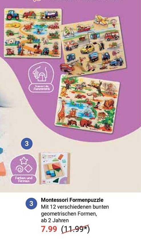 Montessori Formenpuzzle