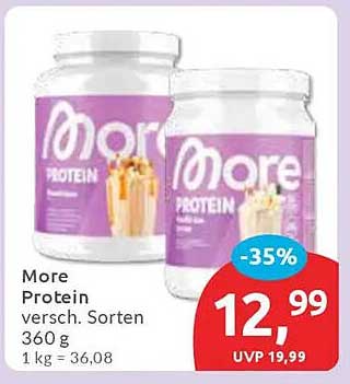 More Protein – verschiedene Sorten, 360 g