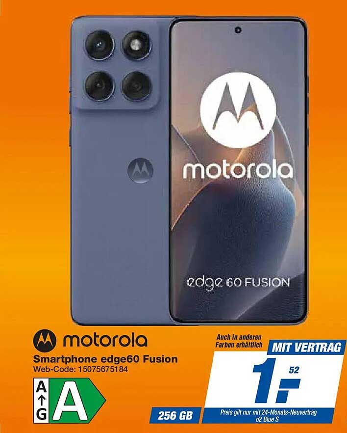 Motorola Smartphone edge60 Fusion 256 GB