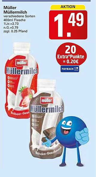Müller Müller Milch 400ml – Verschiedene Sorten
