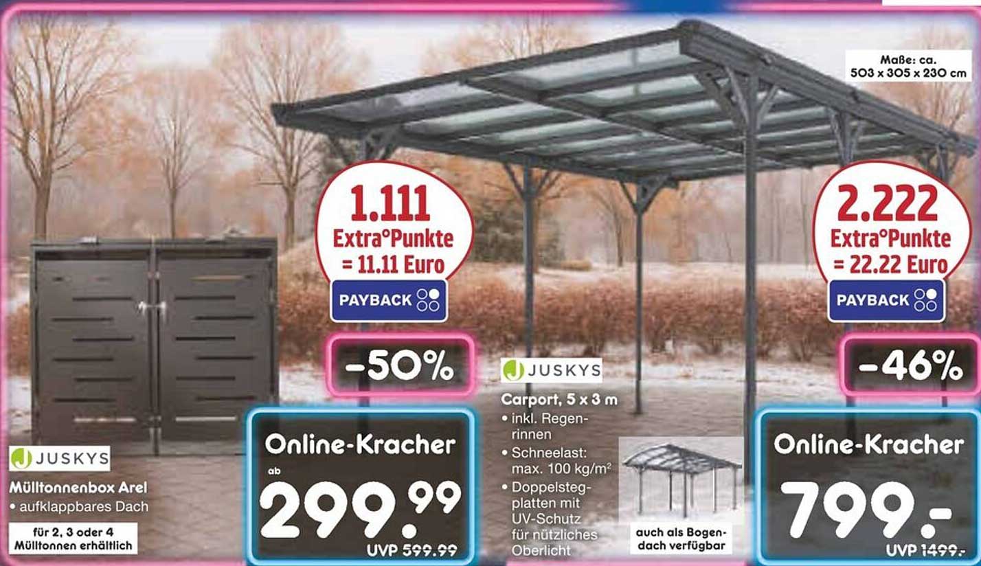 Mülltonnenbox Areal mit aufklappbarem Dach