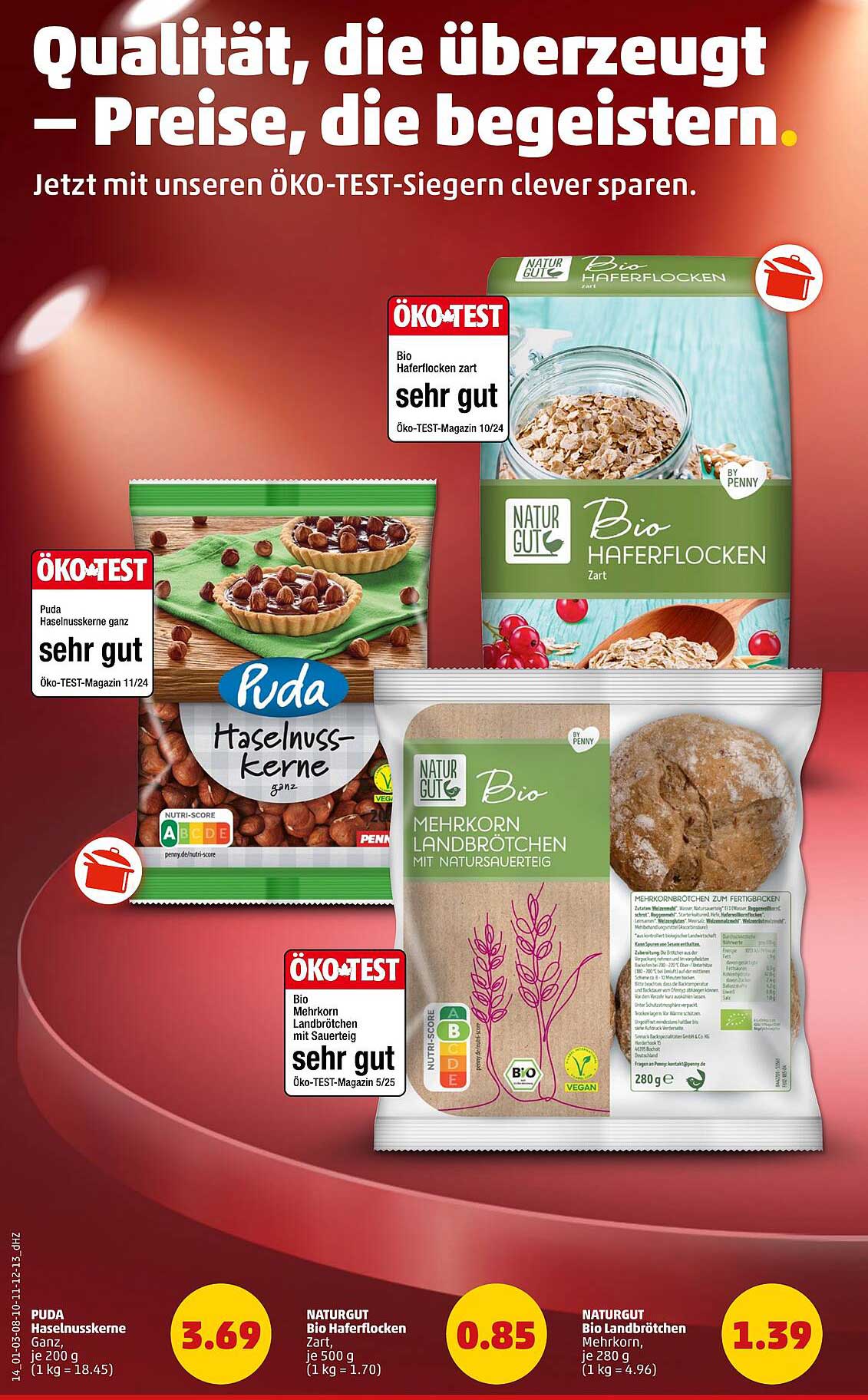 Naturgut Bio Haferflocken zart, 500 g