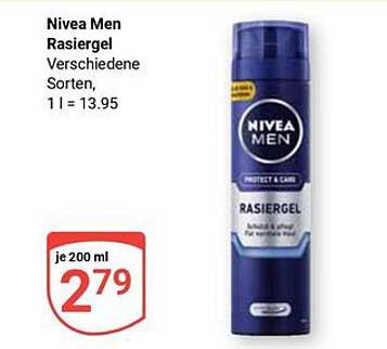 Nivea Men Rasiergel 200 ml