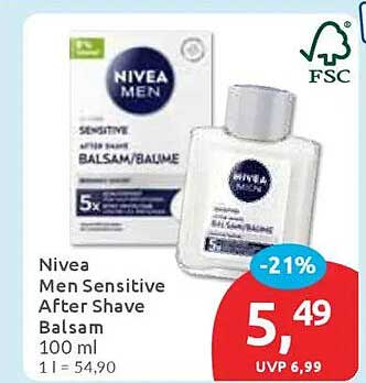 Nivea Men Sensitive After Shave Balsam 100 ml