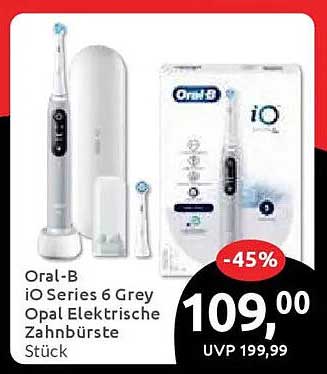 Oral-B iO Series 6 Grey Opal Elektrische Zahnbürste