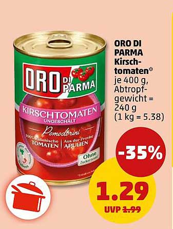 ORO DI PARMA Kirschtomaten 400 g