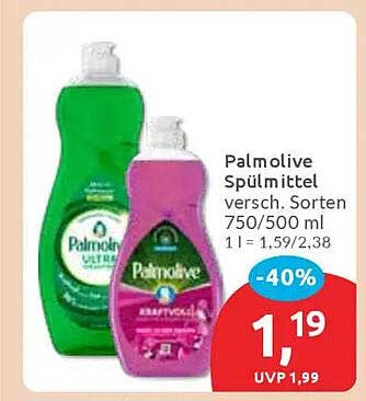 Palmolive Spülmittel verschiedene Sorten 750/500 ml