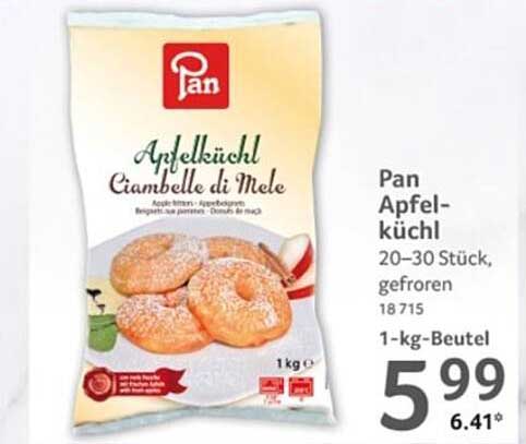 Pan Apfelküchle - 20–30 Stück, gefroren