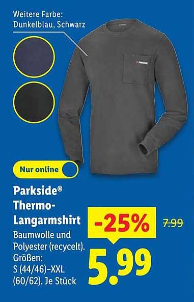 Parkside® Thermo-Langarmshirt