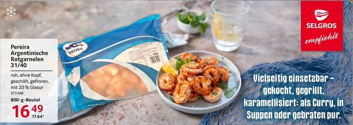 Pereira Argentinische Rotgarnelen 31/40