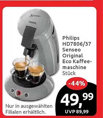 Philips HD7806/37 Senseo Original Eco Kaffeemaschine