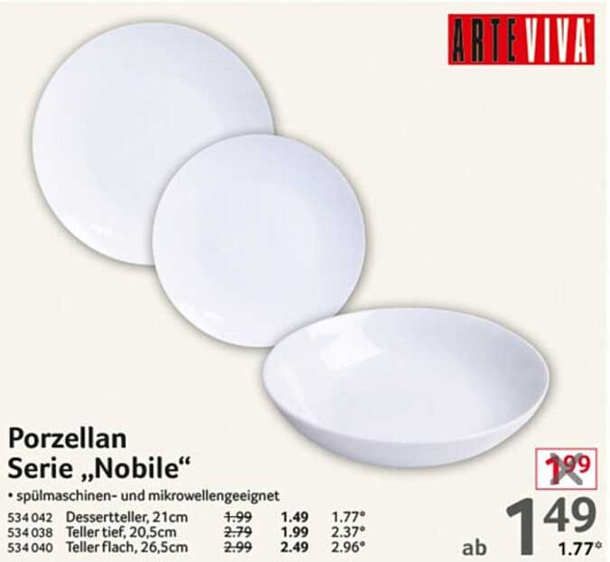 Porzellan Serie „Nobile“ - ab 1,49 €