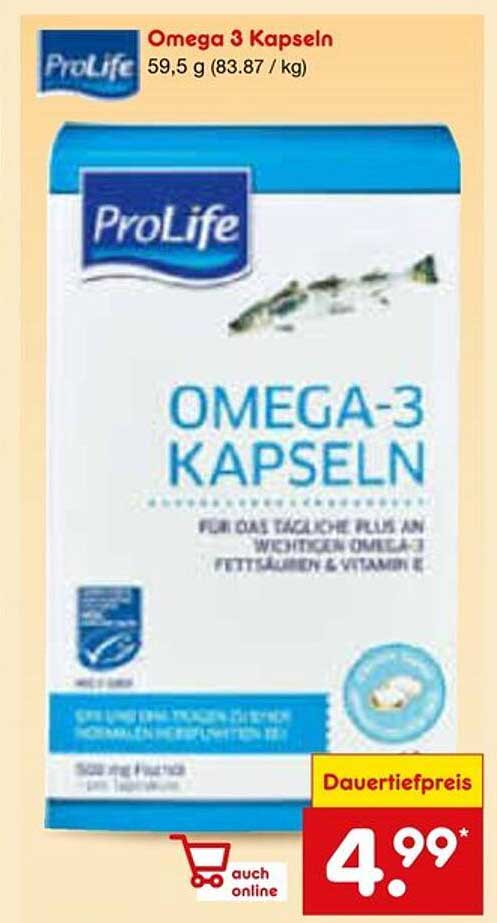 ProLife Omega 3 Kapseln