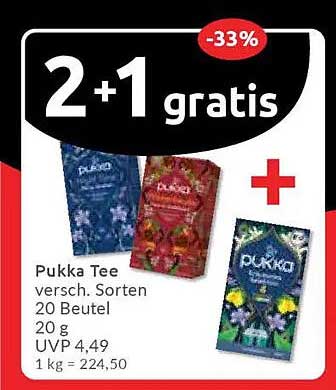 Pukka Tee - 2+1 Gratis auf verschiedene Sorten