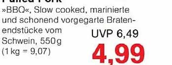 Pulled Pork »BBQ« - Slow cooked und perfekt zubereitet