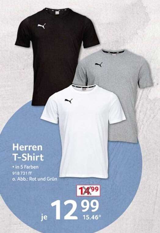 Puma Herren T-Shirt in 5 Farben