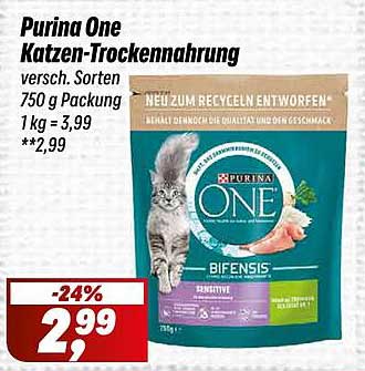 Purina One Katzen-Trockenfutter – 750 g