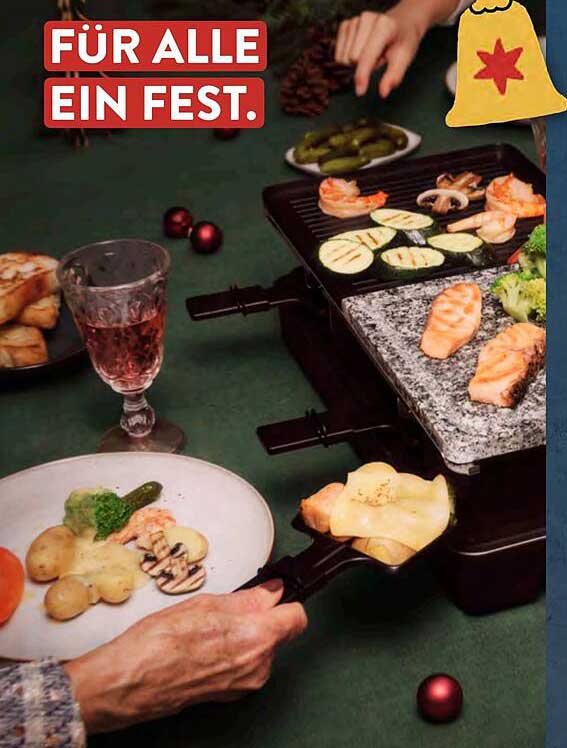 Raclette-Grill für gesellige Abende