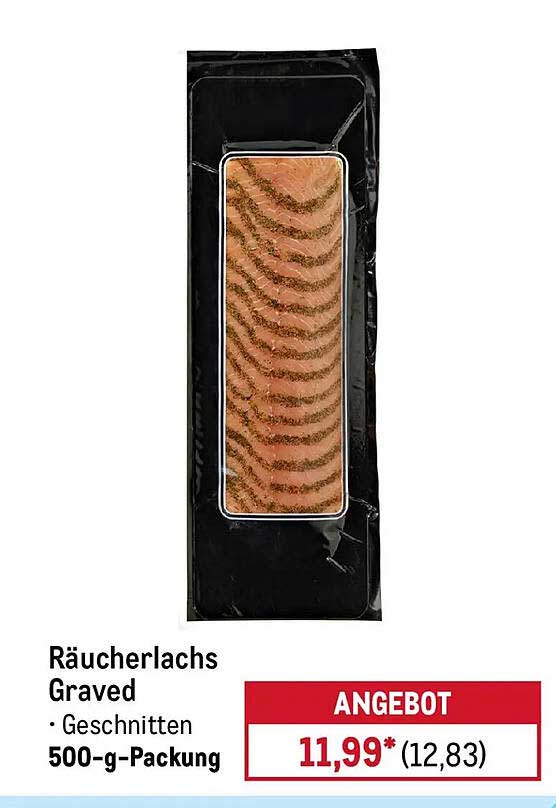 Räucherlachs Graved • Geschnitten 500-g-Packung