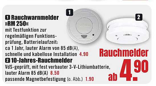 Rauchwarnmelder »RM 250«