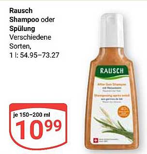 Rausch Shampoo oder Spülung – Verschiedene Sorten
