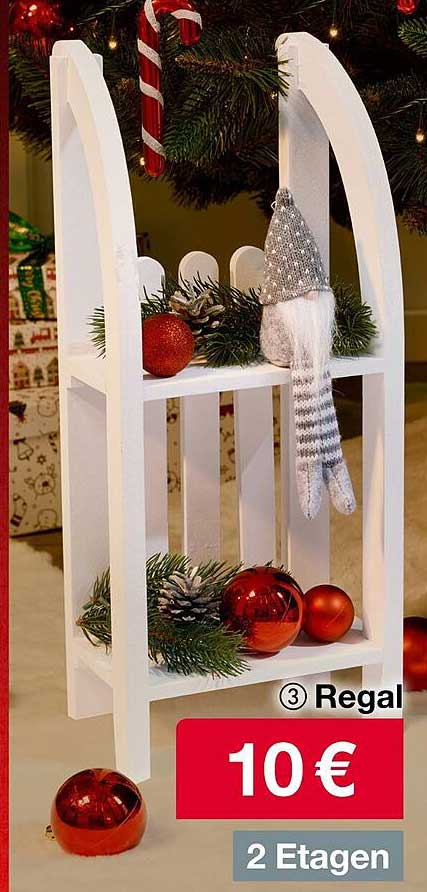 Regal mit 2 Etagen für 10 €