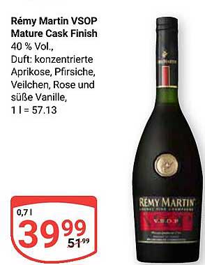 Rémy Martin VSOP Mature Cask Finish 0,7L