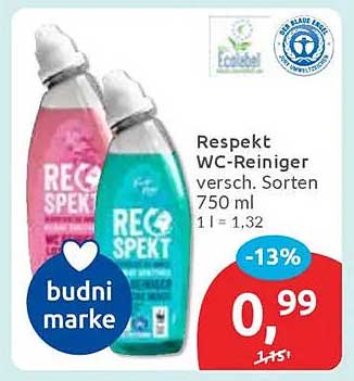 Respekt WC-Reiniger 750 ml - Verschiedene Sorten