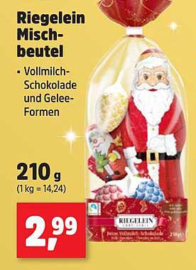 RIEGELEIN Mischbeutel - Vollmilch-Schokolade und Gelee-Formen