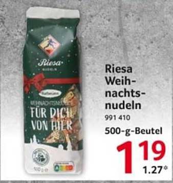 Riesa Weihnachtsnudeln 500-g-Beutel