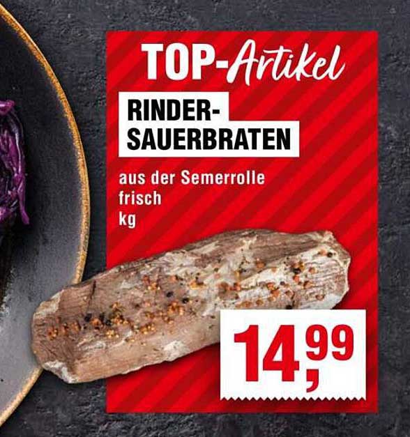Rinder-Sauerbraten aus der Semerrolle, frisch, kg