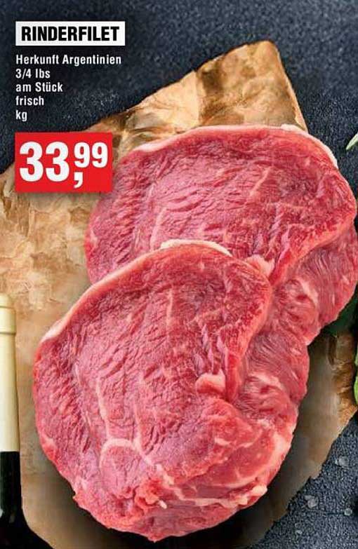 Rinderfilet - Herkunft Argentinien