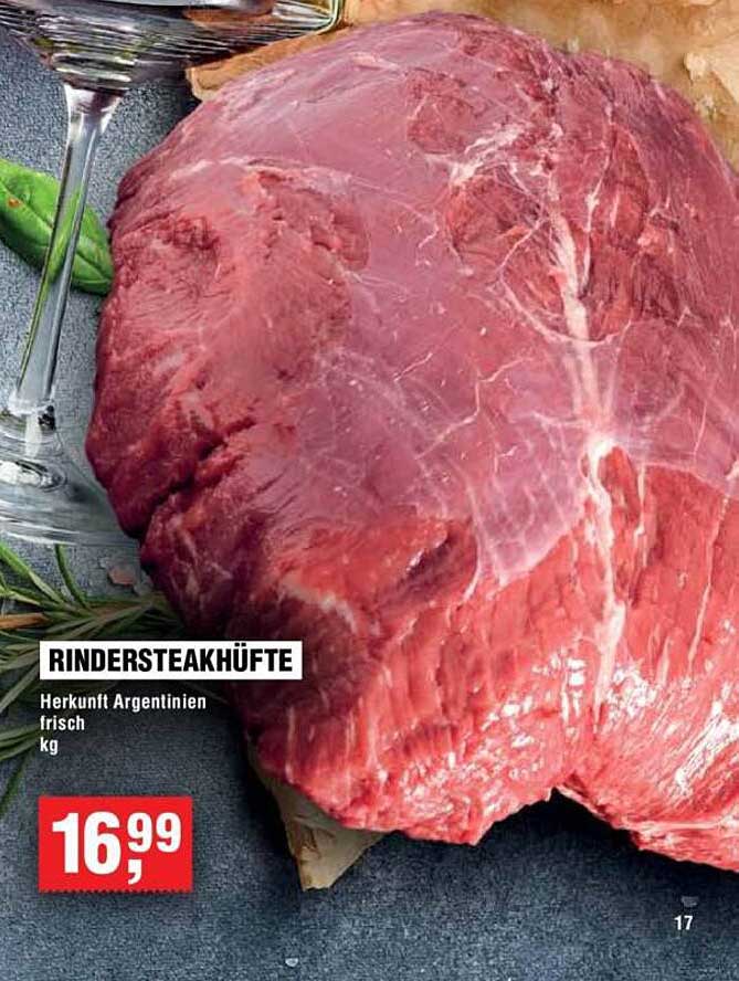 Rindersteakhüfte - Herkunft Argentinien frisch